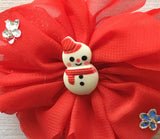 Hair Clip,Christmas,Christmas Hair Clip,Snowman,Toddler Hair Clip,Teen Hair Clip,Girls Hair Clip,Baby Girls Hair Clip,Hair Accessories