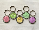 Keychain,Key Ring,Inspirational Quotes,Key Chain,Keyring,Bottlecap,Bottle Cap,Accessories,Bottlecap Keychain,Handmade,Gift