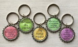 Keychain,Key Ring,Inspirational Quotes,Key Chain,Keyring,Bottlecap,Bottle Cap,Accessories,Bottlecap Keychain,Handmade,Gift