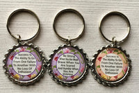 Keychain,Key Ring,Inspirational Quotes,Key Chain,Keyring,Bottlecap,Bottle Cap,Accessories,Bottlecap Keychain,Handmade,Gift