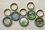 Keychain,Key Ring,Golf,Key Chain,Keyring,Golf Ball,Bottlecap,Bottle Cap,Golf Accessories,Bottlecap Keychain,Handmade,Gift,Charm