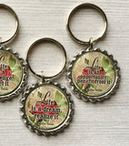 Keychain,Key Ring,Inspirational Quotes,Key Chain,Keyring,Bottlecap,Bottle Cap,Accessories,Bottlecap Keychain,Handmade,Gift