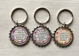 Keychain,Key Ring,Inspirational Quotes,Key Chain,Keyring,Bottlecap,Bottle Cap,Accessories,Bottlecap Keychain,Handmade,Gift