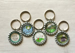 Keychain,Key Ring,Golf,Key Chain,Keyring,Golf Ball,Bottlecap,Bottle Cap,Golf Accessories,Bottlecap Keychain,Handmade,Gift,Charm