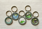 Keychain,Key Ring,Golf,Key Chain,Keyring,Golf Ball,Bottlecap,Bottle Cap,Golf Accessories,Bottlecap Keychain,Handmade,Gift,Charm