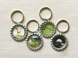 Keychain,Key Ring,Golf,Key Chain,Keyring,Golf Ball,Bottlecap,Bottle Cap,Golf Accessories,Bottlecap Keychain,Handmade,Gift,Charm