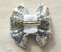 Hair Bow,Sequins,4 Inch Bow,Big Bow,Large Bow,Toddler Hair Bow,Girls Hair Bow,Baby Girls Hair Bow,Hair Accessories,Handmade,Gift,Accessories