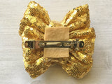 Hair Bow,Sequins,4 Inch Bow,Big Bow,Large Bow,Toddler Hair Bow,Girls Hair Bow,Baby Girls Hair Bow,Hair Accessories,Handmade,Gift,Accessories