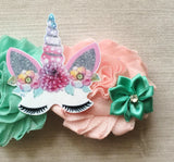 Hair Clip,Unicorn,Baby Hair Clip,Toddler Hair Clip,Girls Hair Clip,Photo Shoot,Princess,Gift,Hair Accessories,Birthday,Flowers,Handmade