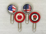 Planner Clip,Bookmark,Teacher,American Flag,Apple,Large Paper Clip,Page Marker,Bookmark Clip,Bottle Cap,Party Favor,Gift,Birthday,Handmade