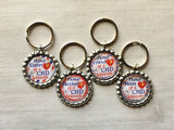 Keychain,Key Ring,Congenital Heart Disease,CHD,Key Chain,Keyring,Bottle Cap,Accessories,Bottle Cap Keychain,Gift,CHD Awareness,Handmade