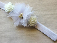 Headband,Baptism,Baby Headband,Baby Girls Headband,Girls Headband,Photo Shoot,Hair Accessories,Baby Shower,Special Occasion,Gift,Handmade