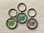 Keychain,Key Ring,Band Mom,Marching Band Mom,Marching Band,Key Chain,Keyring,Bottle Cap,Accessories,Band,Party Favor,Gift,Handmade