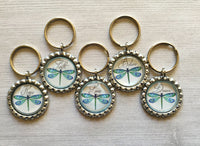 Keychain,Key Ring,Inspirational,Dragonfly,Hope,Love,Dream,Believe,Bottle Cap Keychain,Bottle Cap Key Ring,Gift,Party Favor,Birthday,Handmade