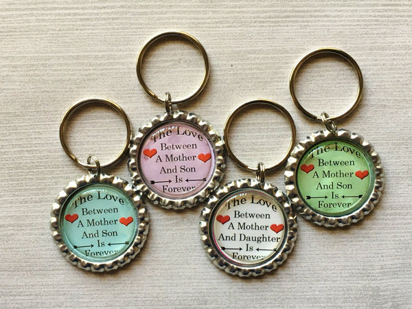 Love Between Mother and Son/Daughter Keychains – LuLu Only Creations