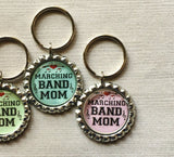 Keychain,Key Ring,Band Mom,Marching Band Mom,Marching Band,Key Chain,Keyring,Bottle Cap,Accessories,Band,Party Favor,Gift,Handmade