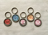 Keychain,Key Ring,Inspirational Quotes,Key Chain,Keyring,Bottlecap,Bottle Cap,Accessories,Bottlecap Keychain,Handmade,Gift