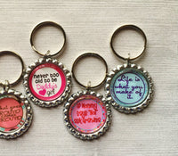 Keychain,Key Ring,Humorous Sayings,Daddy,Quotes,Sayings,Humorous Quotes,Key Chain,Keyring,Bottle Cap,Accessories,Party Favor,Gift,Handmade