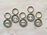 Keychain,Key Ring,Sports Mom,Soccer Mom,Volleyball,Basketball,Baseball,Football,Key Chain,Keyring,Bottle Cap,Accessories,Gift,Handmade