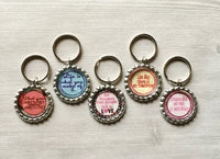 Keychain,Key Ring,Inspirational Quotes,Key Chain,Keyring,Bottlecap,Bottle Cap,Accessories,Bottlecap Keychain,Handmade,Gift