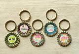 Keychain,Key Ring,Shopping Quotes,Key Chain,Keyring,Bottlecap,Shopping Quotes,Bottle Cap,Accessories,Bottlecap Keychain,Handmade,Gift