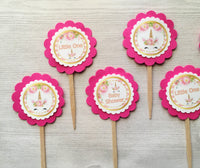 Cupcake Toppers,Baby Shower,Newborn,Newborn Party,Set of 6,Baby Shower Cupcake Toppers,Special Occasion,Party Favor,Handmade,Double Sided