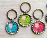 Keychain,Key Ring,Wine,Wine Quotes,Wine Sayings,Key Chain,Keyring,Bottle Cap,Bottle Cap Keychain,Accessories,Party Favor,Gift,Handmade