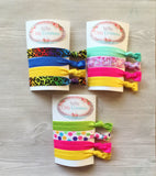 Hair Ties,Knotted Hair Ties,Unicorn,Polka Dots,Multi-color,Elastic Hair Ties,No Crease Hair Ties,Elastic Bracelets,Ponytail,Gift,Party Favor