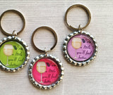 Keychain,Key Ring,Wine,Wine Quotes,Wine Sayings,Key Chain,Keyring,Bottle Cap,Bottle Cap Keychain,Accessories,Party Favor,Gift,Handmade