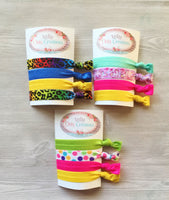 Hair Ties,Knotted Hair Ties,Unicorn,Polka Dots,Multi-color,Elastic Hair Ties,No Crease Hair Ties,Elastic Bracelets,Ponytail,Gift,Party Favor