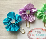 Planner Clip,Bookmark,Floral,Page Marker,Bookmark Clip,Organizer Clip,Gift,Party Favor,Floral Bookmark,Handmade,Stationary Clip,Set of 4