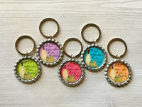 Keychain,Key Ring,Wine,Wine Quotes,Wine Sayings,Key Chain,Keyring,Bottle Cap,Bottle Cap Keychain,Accessories,Party Favor,Gift,Handmade