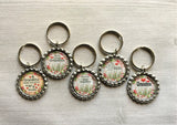 Keychain,Key Ring,Grandma,Worlds Best Grandma,Grandma Key Rings,Bottle Cap Keychain,Bottle Cap Key Ring,Gift,Party Favor,Handmade