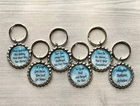 Keychain,Key Ring,Inspirational Quotes,Key Chain,Keyring,Bottle Cap,Accessories,Bottle Cap Keychain,Party Favor,Gift,Handmade