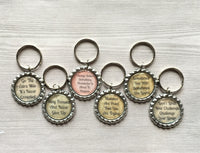 Keychain,Key Ring,Inspirational Quotes,Key Chain,Keyring,Bottle Cap,Accessories,Bottle Cap Keychain,Party Favor,Gift,Handmade