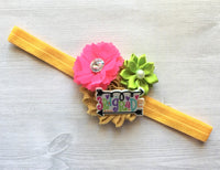 3rd Grade Headband,3rd Grade,Headband.Third Grade Headband,Back to School,School,Girls Headband,Photo Shoot,Gift,Hair Accessories,Handmade