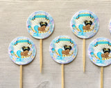 Newborn Cupcake Toppers,Newborn,Cupcake Toppers,Set of 6,Newborn Party,Baby Shower,Princess Party,Party Favor,Handmade,Gift,Double Sided