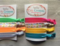 Cupcake Hair Ties,Cupcake,Hair Ties,Knotted Hair Ties,Cupcake Themed,Elastic Hair Ties,No Crease Hair Ties,Elastic Bracelets,Ponytail,Gift