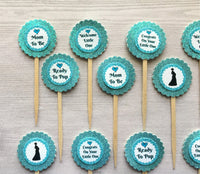 Baby Shower Cupcake Toppers,Newborn Baby Cupcake Toppers,Set of 12,Cupcake Toppers,Baby Shower,Newborn Baby,Gift,Party Favor,Double Sided