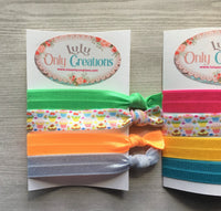 Cupcake Hair Ties,Cupcake,Hair Ties,Knotted Hair Ties,Cupcake Themed,Elastic Hair Ties,No Crease Hair Ties,Elastic Bracelets,Ponytail,Gift