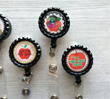 School Themed Retractable Badge Holder