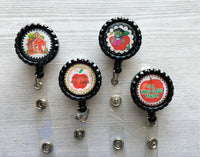 School Themed Retractable Badge Holder