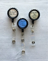 Inspirational Quotes Retractable Badge Holders