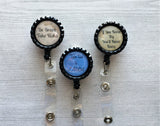 Inspirational Quotes Retractable Badge Holders