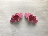 Heart Hair Clips