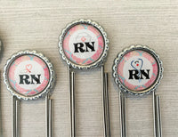 Registered Nurse Planner Clips, Set of 4