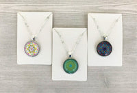 Mosaic Cabochon Necklaces