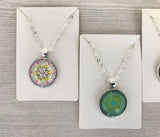 Mosaic Cabochon Necklaces