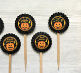Halloween Cupcake Toppers, Set of 5