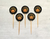 Halloween Cupcake Toppers, Set of 5